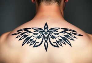 Native cherokee tribal for shoulder tattoo idea