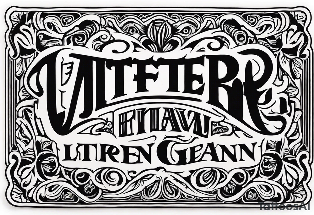 Leather Tooled Western Tattoo tattoo idea