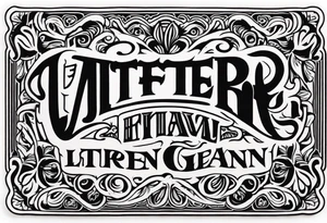 Leather Tooled Western Tattoo tattoo idea