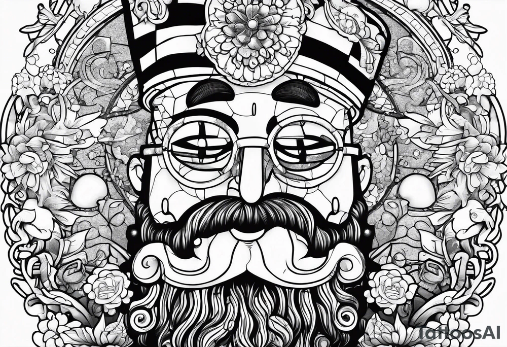 SpongeBob hanging with Marcus Aurelius tattoo idea