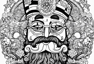 SpongeBob hanging with Marcus Aurelius tattoo idea