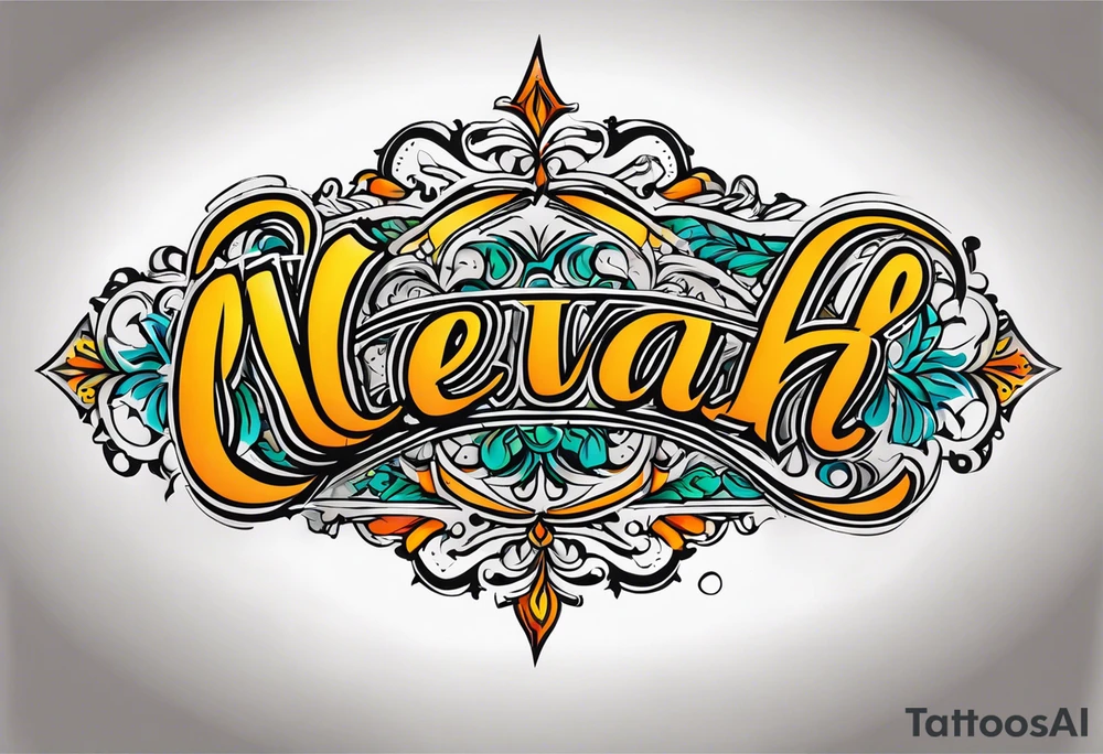 Nevaeh tattoo idea