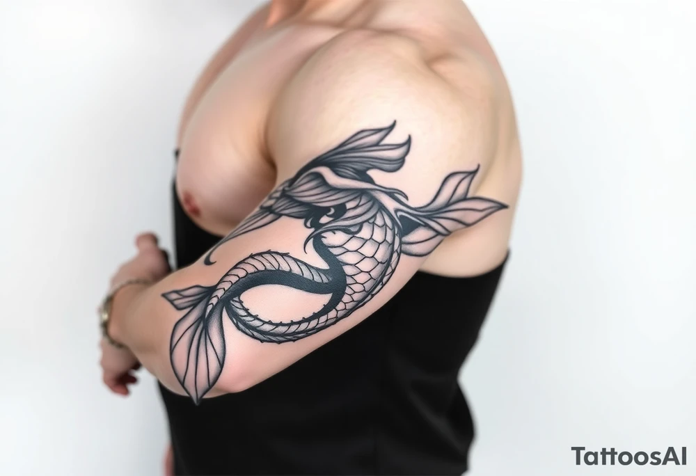 mermaid tattoo idea