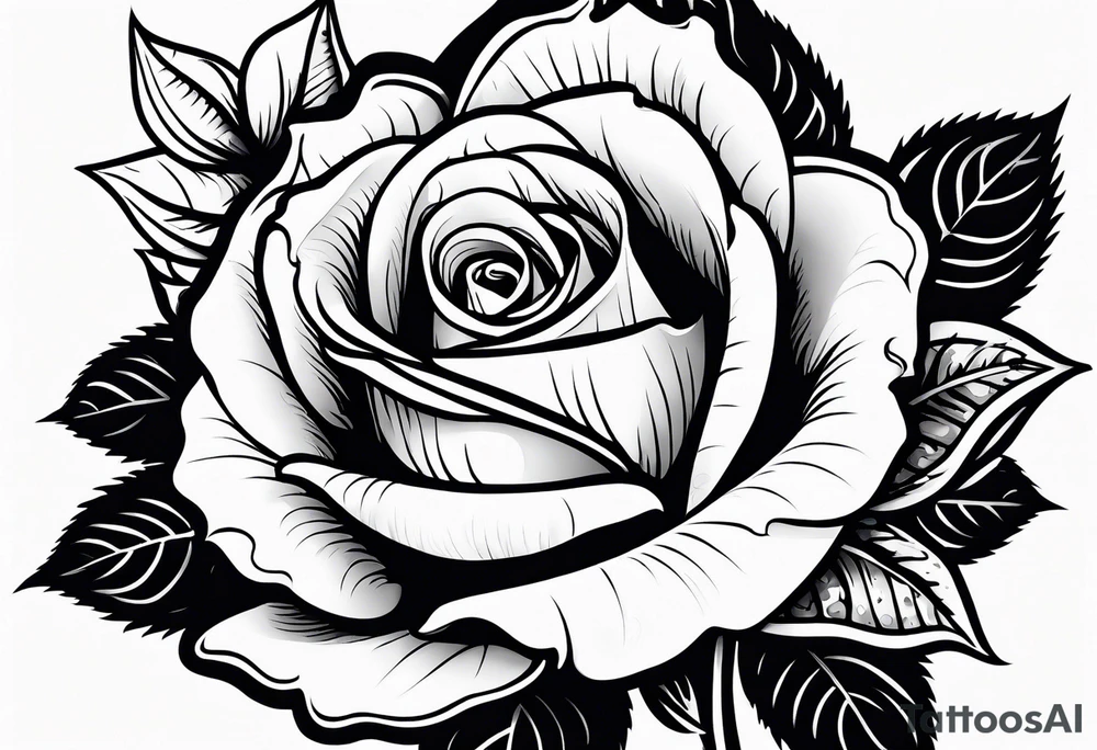 rose tattoo idea