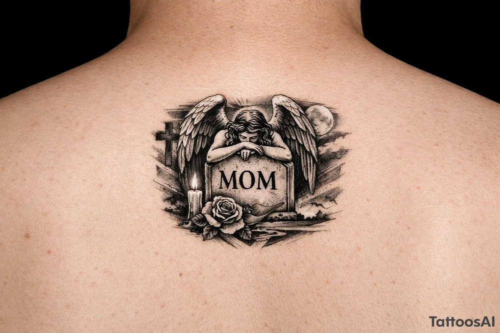 a tattoe for my mom there is dead, the tattoe should be on my arm tattoo idea
