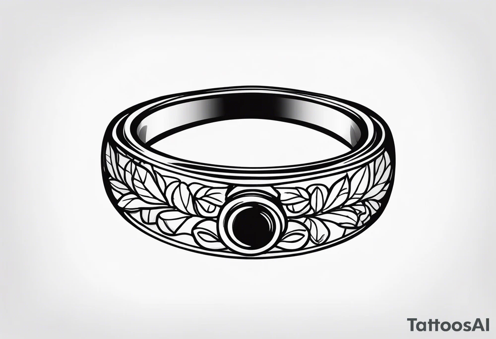 Ring tattoo tattoo idea