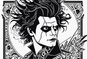 Edward Scissorhands tattoo idea