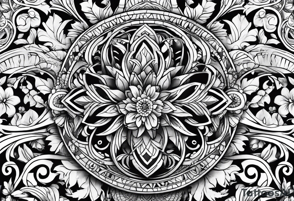 Schwarze 
seeschlange tattoo idea