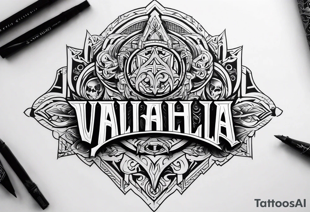 Valhalla tattoo idea