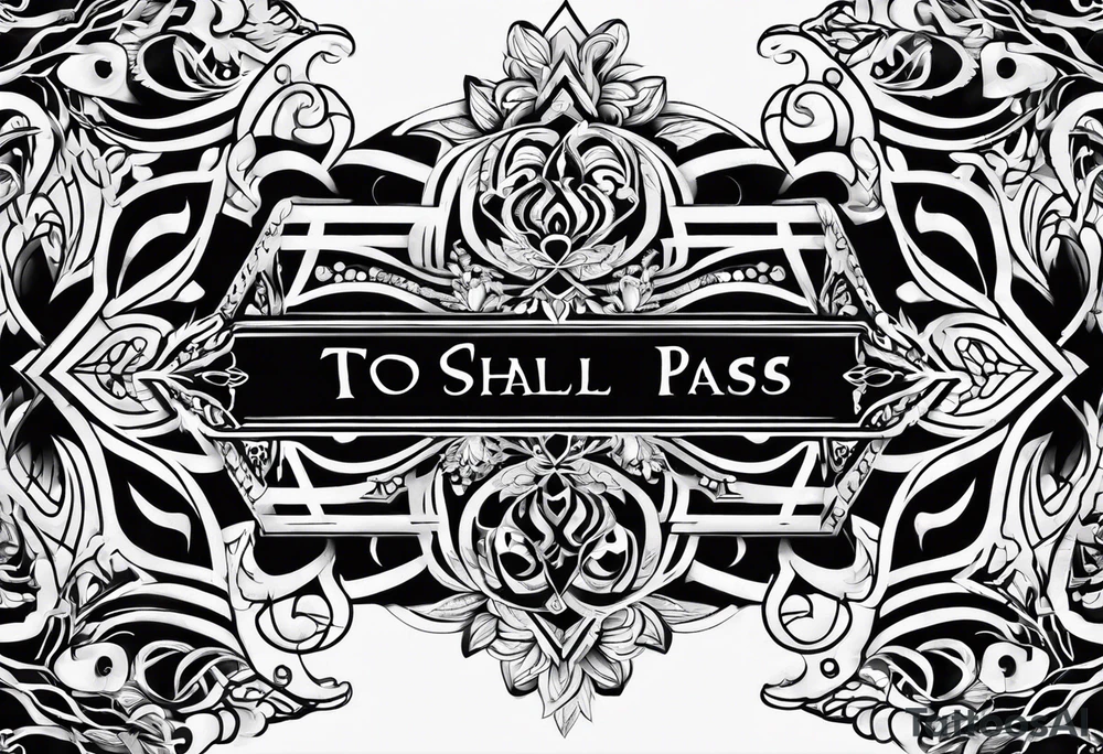 This too shall pass written tattoo idea