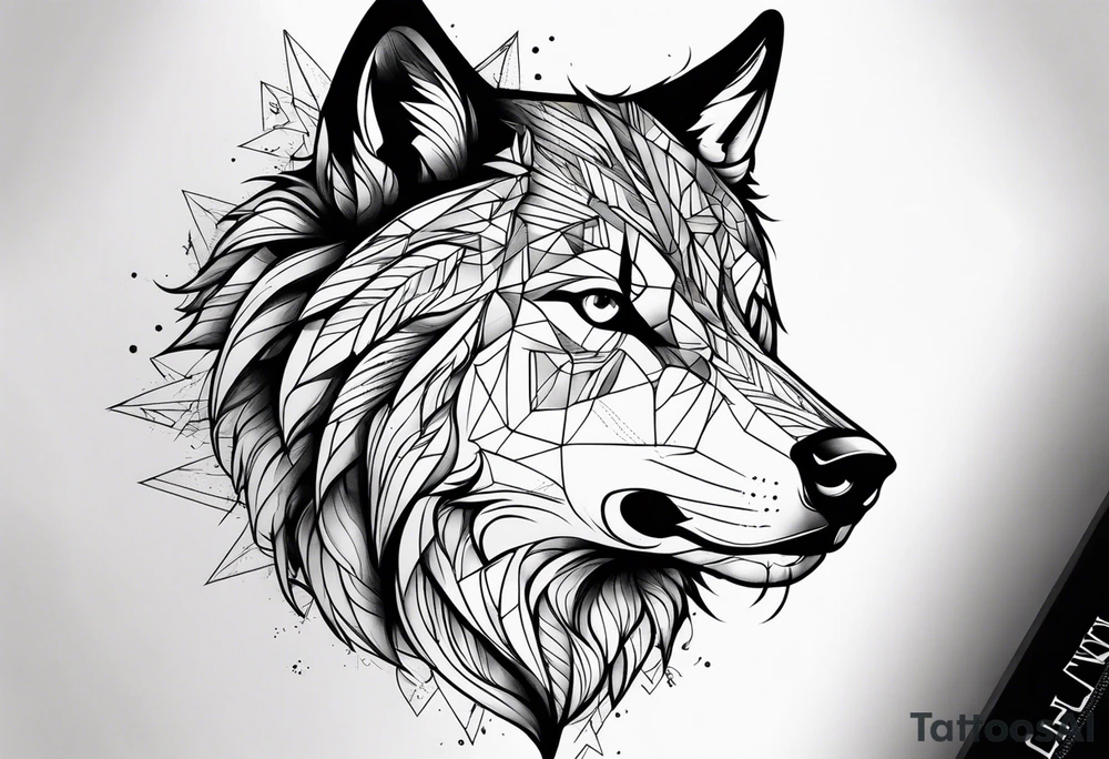 Wolf tattoo tattoo idea