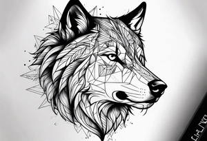 Wolf tattoo tattoo idea