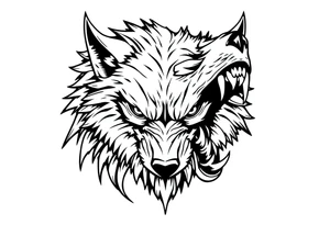 Big bad wolf lurking tattoo idea