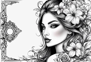 "it is what it is" with an arrow, flower and heart tattoo idea