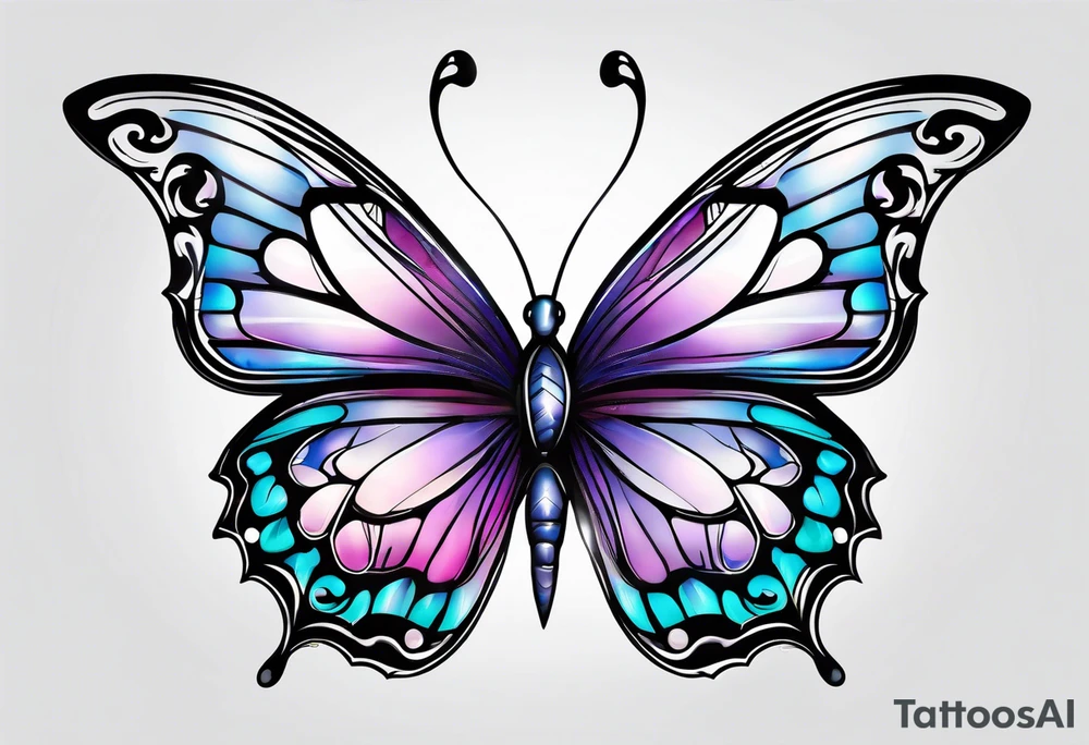 butterfly tattoo idea
