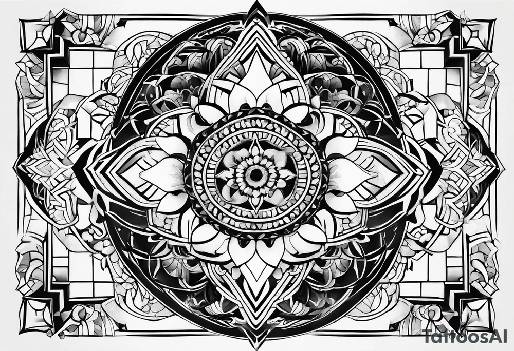 Pattern tattoo idea