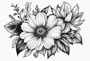Wildflower, forearm tattoo idea