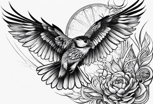 Geometri sfasata tattoo idea
