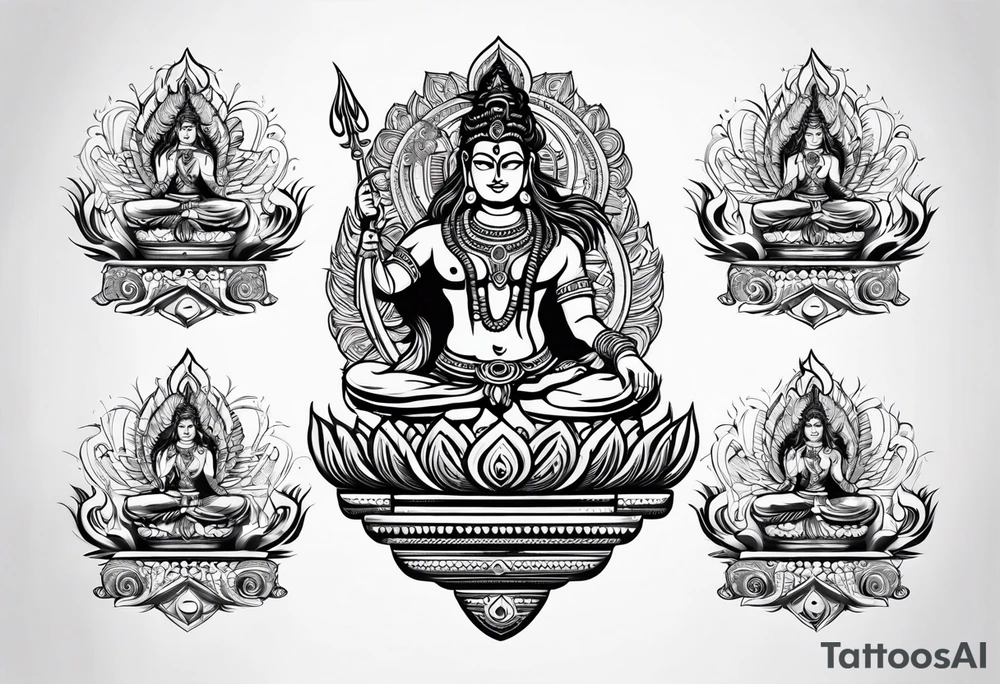 Shiva, standing tattoo idea