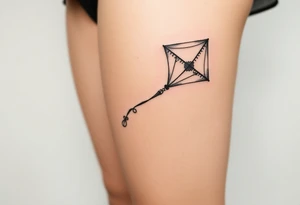Alice in wonderland kite tattoo idea
