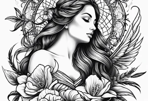 Be still, powerful, christian, faith tattoo idea