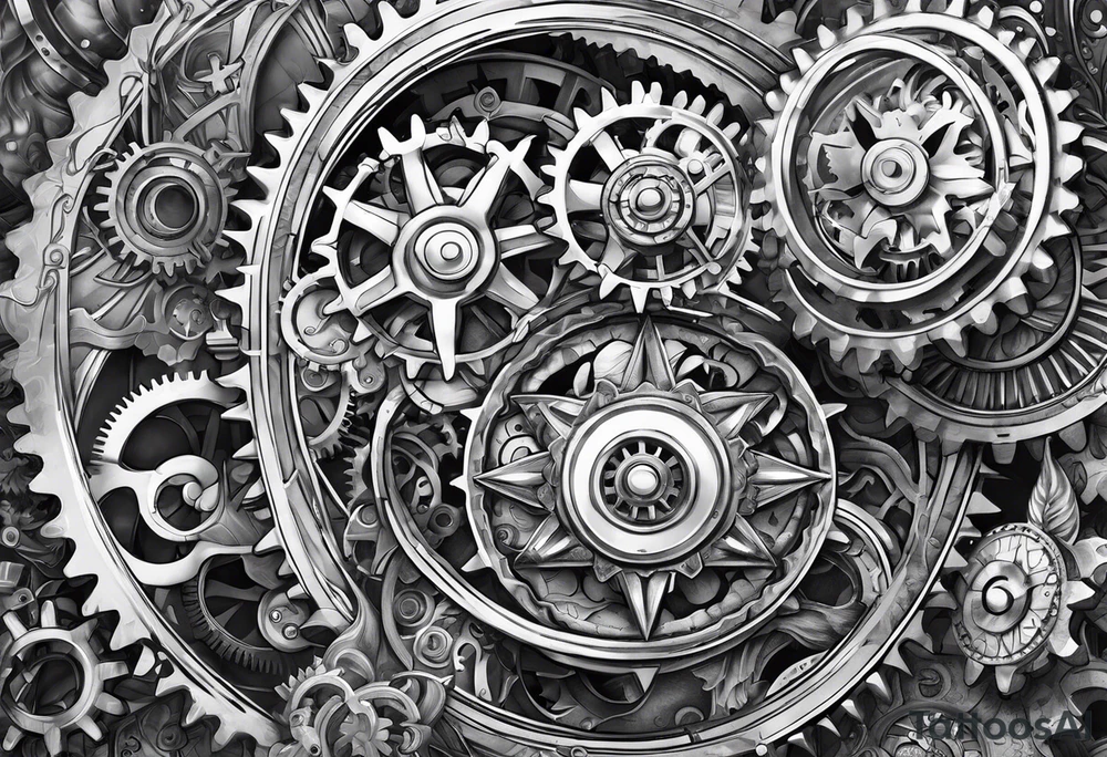 steam punk, Gears, Autism tattoo idea