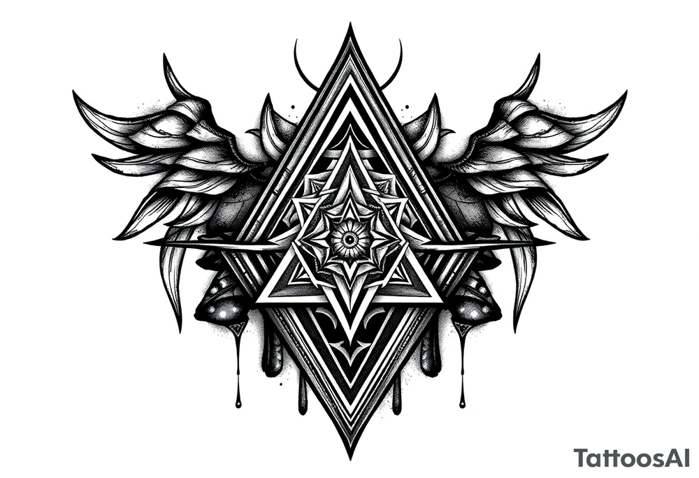 I want triangle. Spirit mind and body tattoo idea