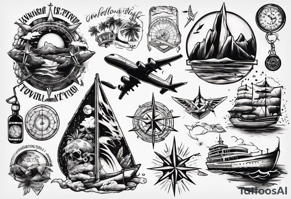 Travel tattoo idea