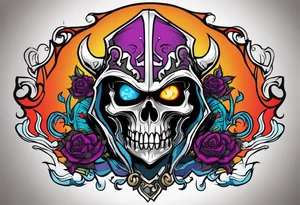 Death grom darksiders 2 game tattoo idea