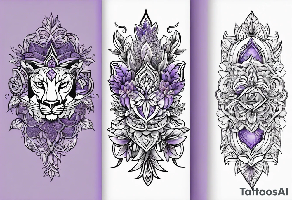 lavender tattoo idea