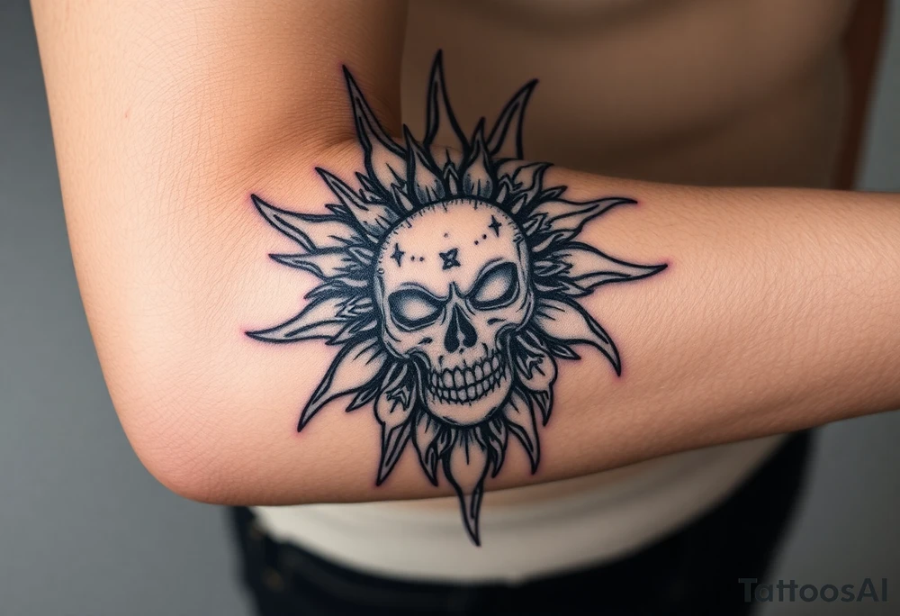 Live in the present, forget about the past, defeat death tattoo idea
