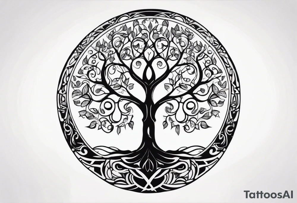 tree of life tattoo idea