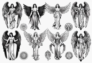 Archangel tattoo idea