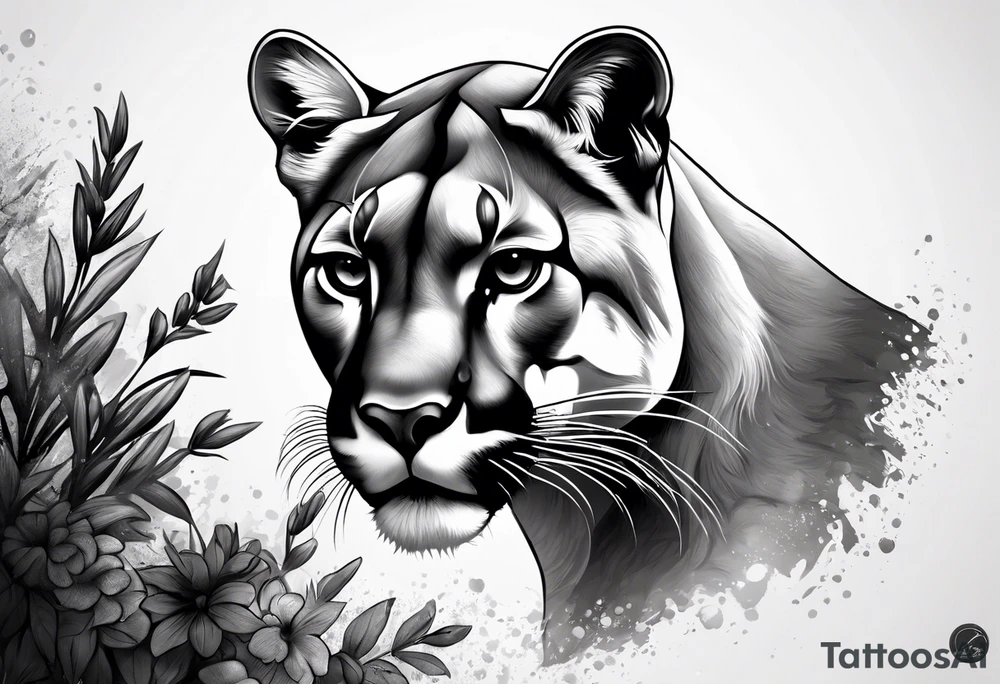 Cougar tattoo idea