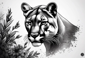 Cougar tattoo idea