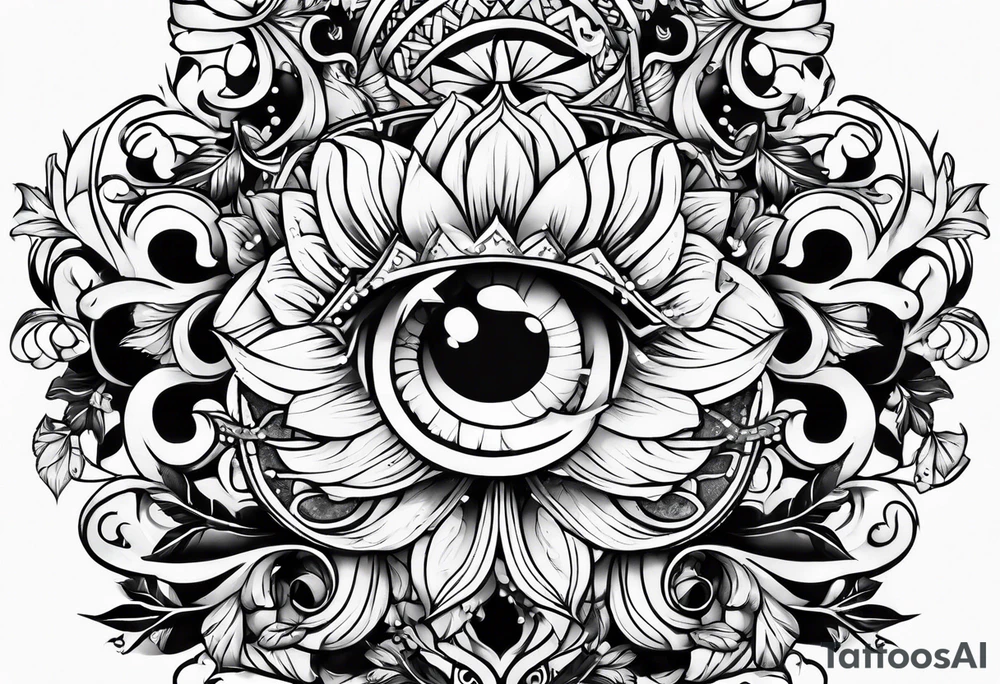 Baum mit langen Wurzeln tattoo idea