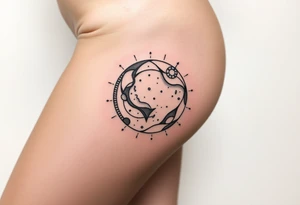 outer space tattoo idea