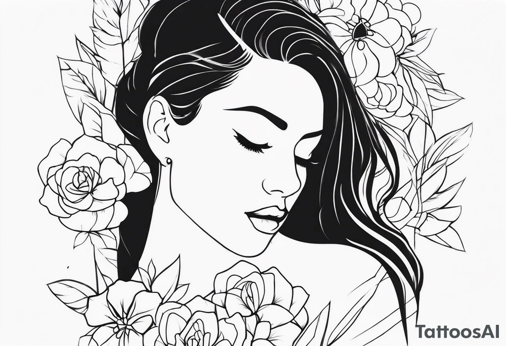 Women tattoo idea