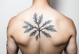 oak branch tattoo idea