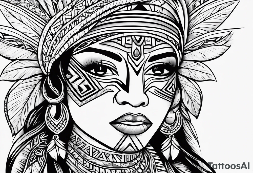 Puerto Rico, taino tattoo idea