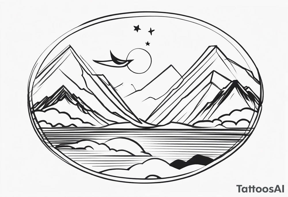 this is going to be my first tattoo so I want it to be very simple, minimal but meaningful. I want my tattoo to include three things that are important to me: my relationships with loved ones, my career and growth, and my principles and ethics. tattoo idea