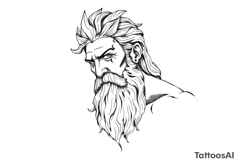GREEK GOD tattoo idea