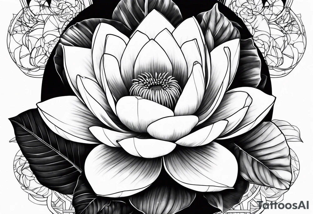 Victoria amazonica tattoo idea