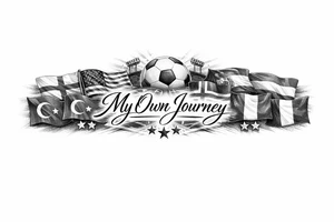 Football related my own journey England USA Iceland Italy Spain Turkey France Hungary flags inside forearm can u put 3 stars under iceland , 2 under turkey and italy
And quote in middle tattoo idea