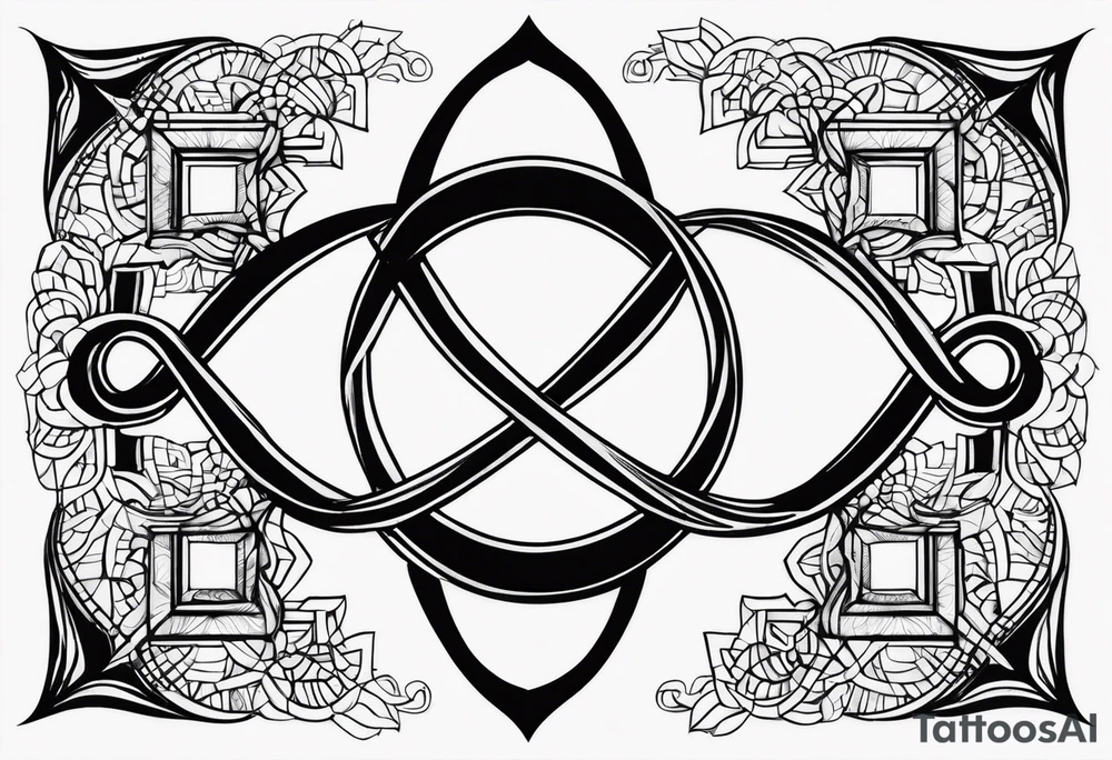 The words Even If and infinity symbol tattoo idea
