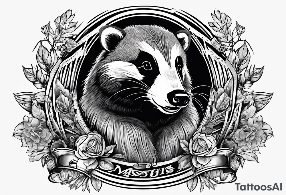Honey Mc.Badgers tattoo idea