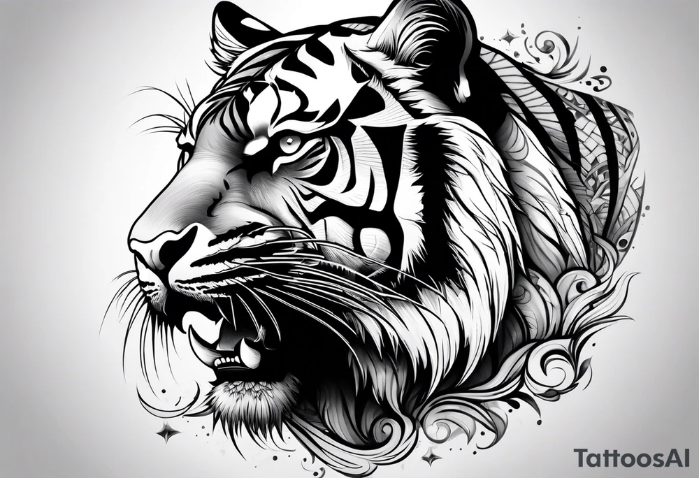 Tiger tattoo idea