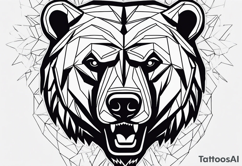 Small Chicago bears tattoo tattoo idea