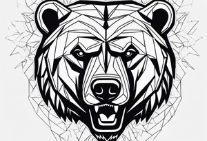 Small Chicago bears tattoo tattoo idea