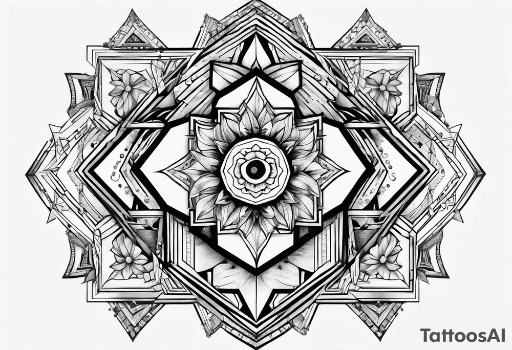 Hexagon tattoo idea